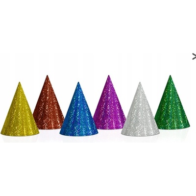 PartyDeco Holografické párty klobúčiky 1ks