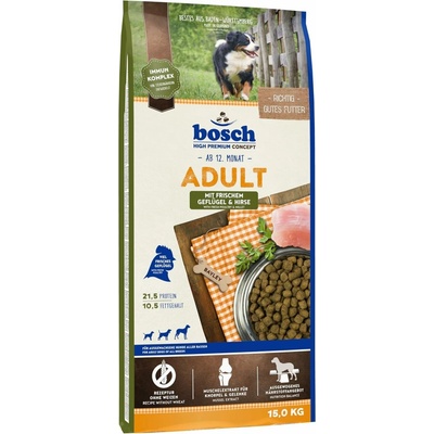Bosch HPC Adult drůbeží & proso 15 kg