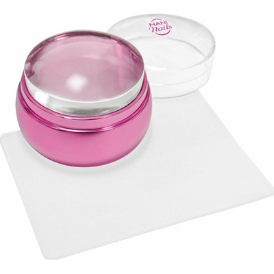 NANI silikonové razítko Premium + stěrka Pink – Zboží Mobilmania