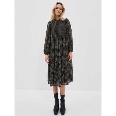 Moodo Черна дамска миди рокля Moodo Moodo | Cheren | ЖЕНИ | XS