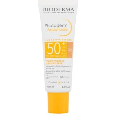 BIODERMA Photoderm Aquafluid Tinted SPF50+ тониращ флуид за кожа с висока uv защита 40 ml нюанс Golden унисекс