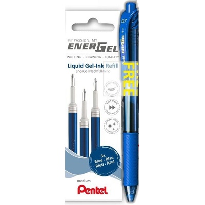 Pentel Náhradní gelová náplň EnerGel LR7 modrá 035 mm Pentel LR7-CX 268038