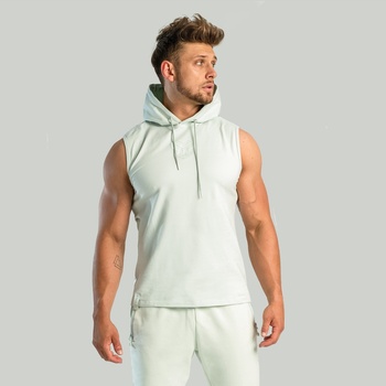 GymBeam STRIX Топ Essential Hoodie Moon Grey XL