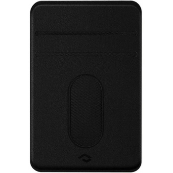PITAKA MagEZ MagSafe Card Wallet 3.0 - кожен портфейл (джоб) за прикрепяне към iPhone с MagSafe (черен)
