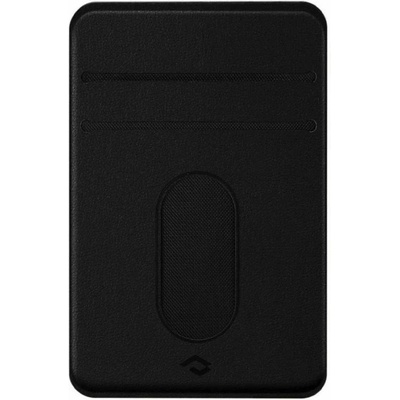 PITAKA MagEZ MagSafe Card Wallet 3.0 - кожен портфейл (джоб) за прикрепяне към iPhone с MagSafe (черен)