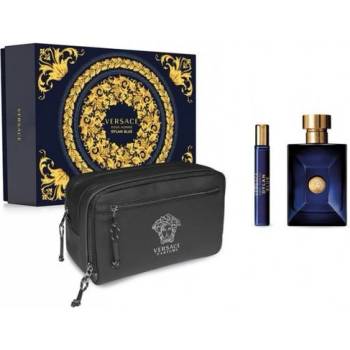 Versace Dylan Blue Pour Homme EDT 100 ml + EDT 10 ml + Pouch комплект за мъже