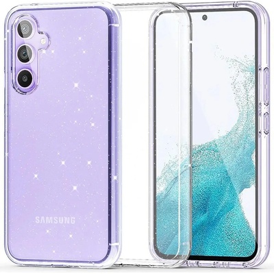 Tech-Protect Кейс Tech-Protect FlexAir Hybrid за Samsung Galaxy S23 FE, прозрачен и блестящ (9319456607031)