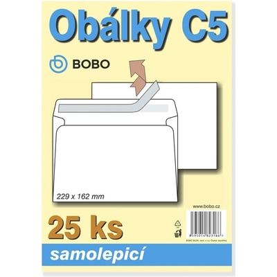 Obálky C5 samolepicí (bal. 25ks)