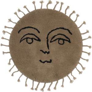 ferm LIVING Килим Sun 70 см тъмнобежов (1104265899)