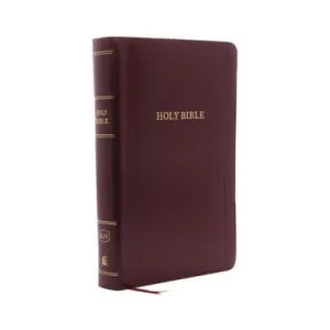 KJV Holy Bible, Personal Size Giant Print Reference Bible, Burgundy Leather-Look, 43, 000 Cross References, Red Letter, Comfort Print: King James Versi | Thomas Nelson (ISBN: 9780785215486)