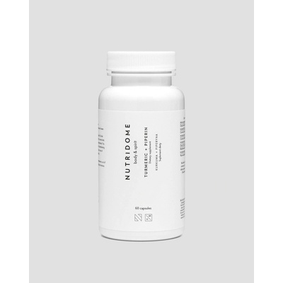 Nutridome Kurkuma a piperin pro podporu trávení a funkce jater 60 kapslí
