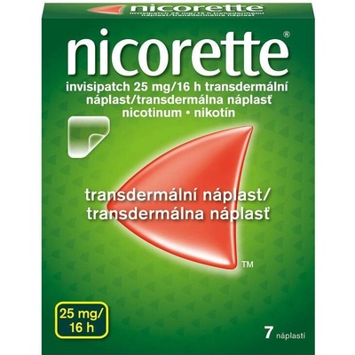 Nicorette Invisipatch 25 mg/16 h transdermální náplast 7 ks