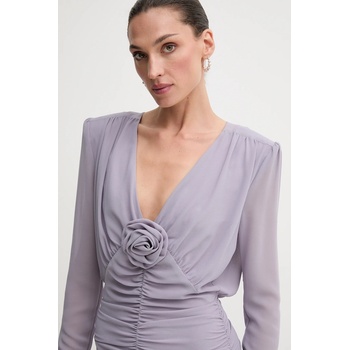 Rotate Рокля Rotate в лилаво къса с кройка по тялото 1143491429 (1143491429)