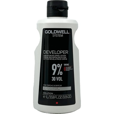 Goldwell System Cream Developer Lotion Topchic 1000 mL кремообразен оксидант 9% 30 Vol