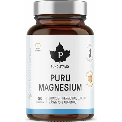 Puhdistamo Puru Magnesium pomaranč 90 rozpustných tabliet
