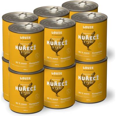 Louie Kuracie s ryžou a prebiotikami 12 x 800 g