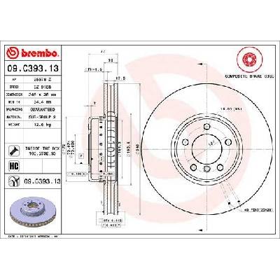BREMBO 09.C393.13