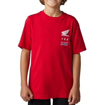 Fox Youth X Honda Ss Tee Flame Red