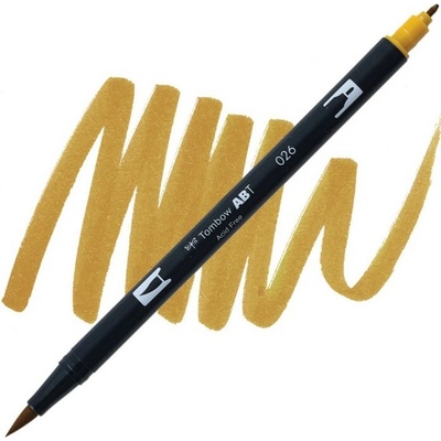 Akvarelová oboustranná fixa TOMBOW ABT, Yellow Gold (026)