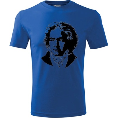 Tričko Beethoven modré