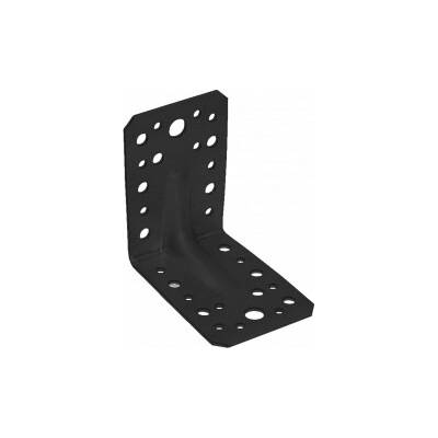 Domax KP 1 Uholník s výstuhou C 90x90x65x2,5 čierna