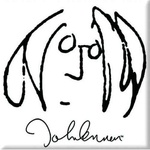John Lennon Self Portrait Black On White Магнит (JLMAG15)