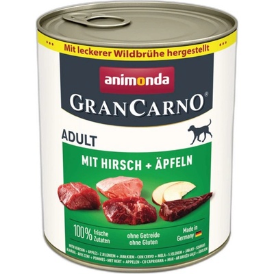 Animonda Grancarno Adult Dog Jeleń + jabłko 800g