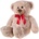 Плюшена играчка Бежово мече, с червена панделка, 70 см (f158af87dfcf)