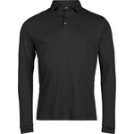 TEE JAYS tj1142 / Мъжка поло тениска с дълъг ръкав - черна m (18144200202)