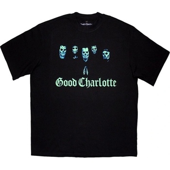 Good Charlotte Риза Generation Rx Skulls Unisex Black L (GCOSTS03MB03)
