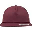 Urban Classics Unstructured 5-Panel Snapback maroon