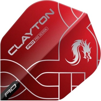 Red Dragon Jonny Clayton - No.6 - Red & Silver RF8171