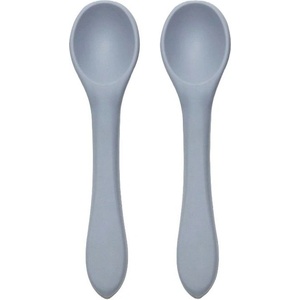 Lorelli Силиконови лъжички Lorelli - Natural, 2 броя, Grey (10230690003) - baby