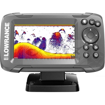 Lowrance Sonar Hook2 4X GPS se Sondou Bullet Skimmer