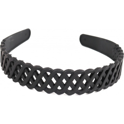 Černá matná čelenka do vlasů – Zboží Dáma