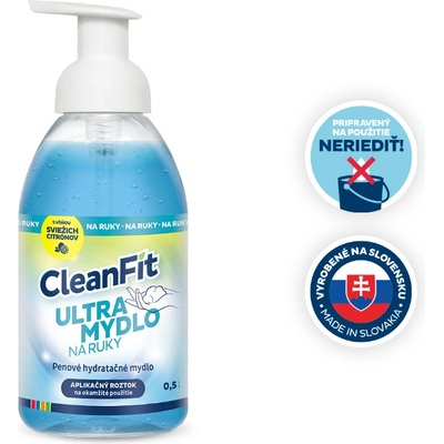 CleanFit Ultra Mydlo na ruky 500 ml