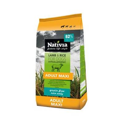 Nativia Dog Adult Maxi Lamb&Rice 15kg