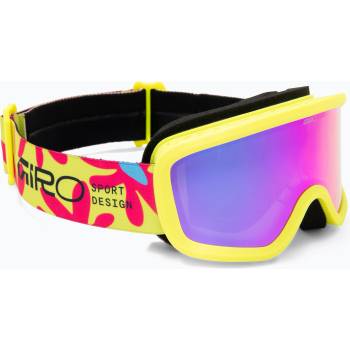 Giro Детски скиорски очила Giro Chico 2.0 Jr Yellow flowers/amber pink