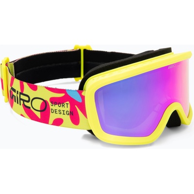Giro Детски скиорски очила Giro Chico 2.0 Jr Yellow flowers/amber pink