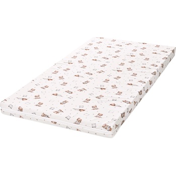 Lorelli Детски матрак Lorelli - Classic, Пяна, 60 x 120 x 6 cm, Бежово мече (10160156101)