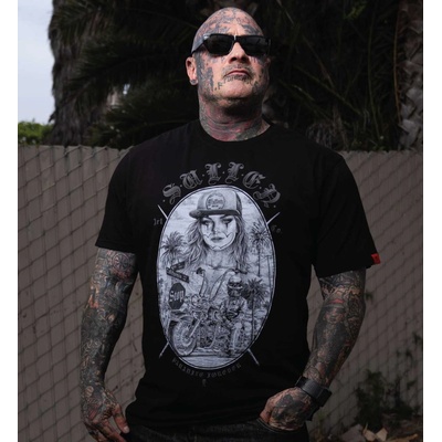 SULLEN Мъжка тениска sullen - premium - paradize forever - jet black - scm7262_jtbk