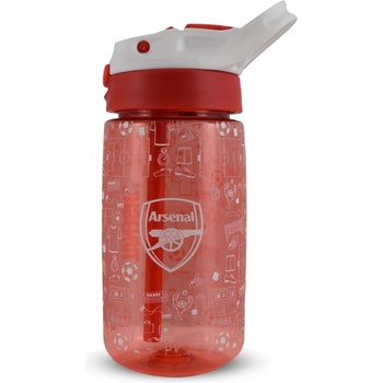 Team Kids' 480ml Plastic Football Water Bottle - Arsenal