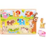 Tooky Toy Дървена образователна дъска с животни ty857