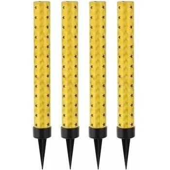 Godan Фойерверк за торта - златно-черен, 12 см - 4 броя (kh-ftz4)