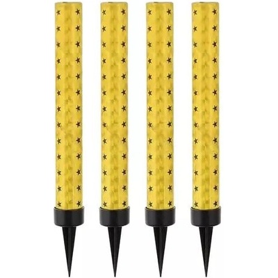 Godan Фойерверк за торта - златно-черен, 12 см - 4 броя (kh-ftz4)