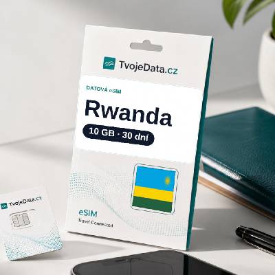 eSIM Rwanda 10 GB / 29 dní - Rwanda PB0RN5PCO