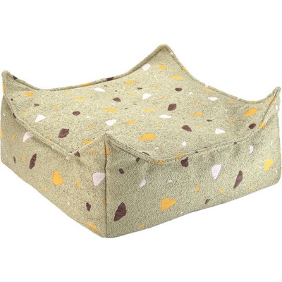 Wigiwama Terrazzo Moss Square Ottoman