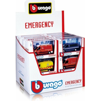 Bburago Emergency Záchranné vozidlá dodávky 1:50