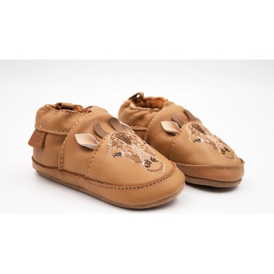 Mikk-Line kožené capačky 3d brown sugar