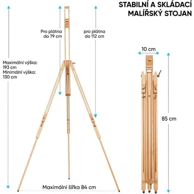 Mabef Dřevěný plenérový stojan M/29.AL – Hledejceny.cz